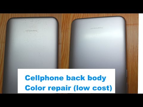 Cellphone back body color repair