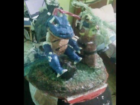 Cenario Pokemon Eletronico(Diorama com Arduino)