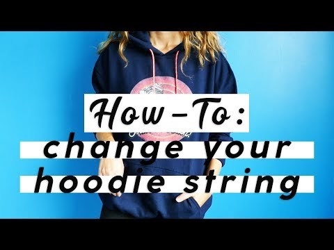 Change Your Hoodie String! | T-Shirt Elephant: How-To