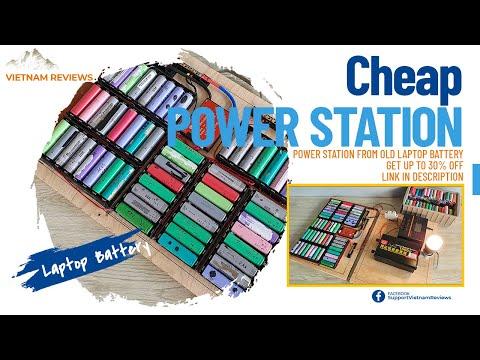Cheap Portable Power Station From Old Laptop Battery