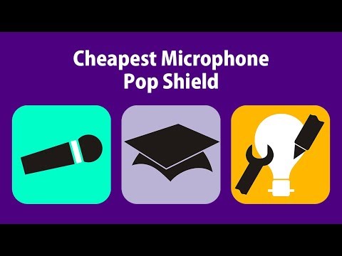 Cheapest Microphone Pop Shield (Sound + Tutorial  + Tools 'n' Tips)