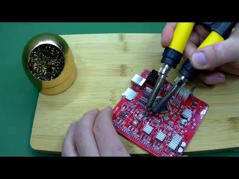 Checking soldering tweezer