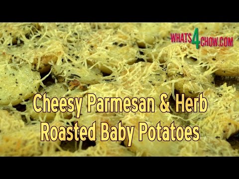 Cheesy Parmesan &amp;amp; Herb Roast Baby Potatoes - The Cheese Challenge