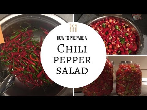 Chili pepper salad