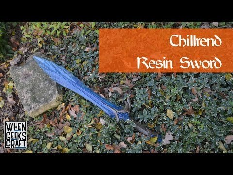 Chillrend Resin Sword From Skyrim