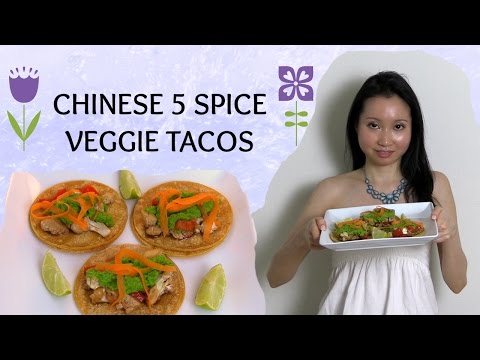 Chinese 5 Spice Veggie Tacos Recipe - Vegan &amp;amp; Gluten Free