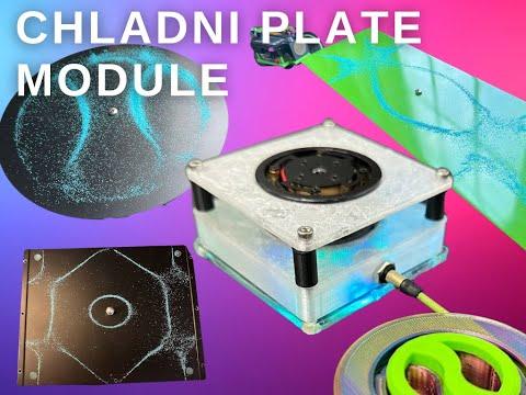 Chladni Plate Module (modular cymatics rig)