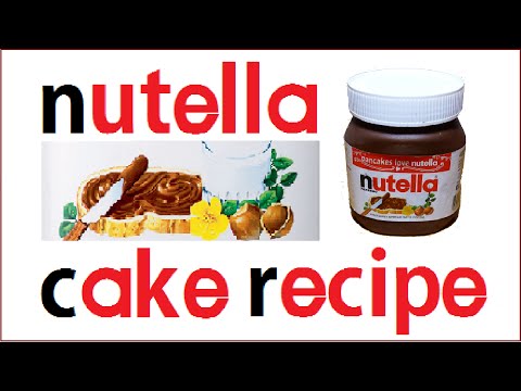 Chocolate Nutella Jar Cake Recipe