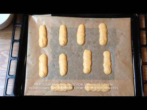 Chocolate rainbow mini eclairs