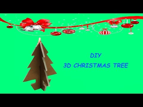 Christmas Decoration : How To Make 3D Christmas Tree