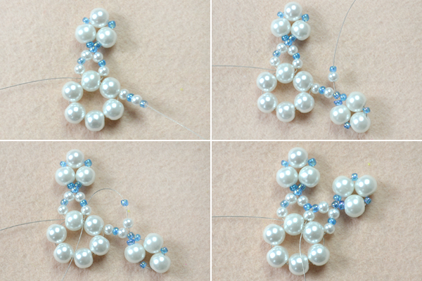 Christmas Jewelry Tutorial on How to Make a Beaded Snowflake Ornament (5).jpg