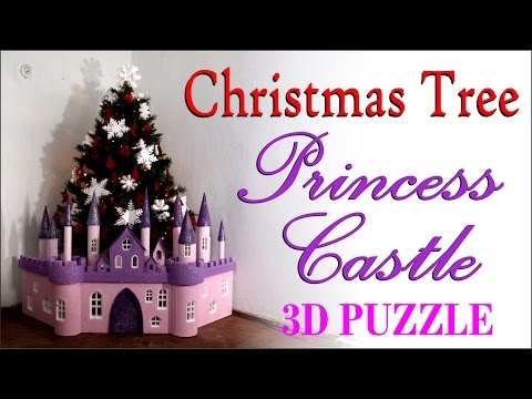 Christmas Tree Princess Castle - DIY 3D Puzzle