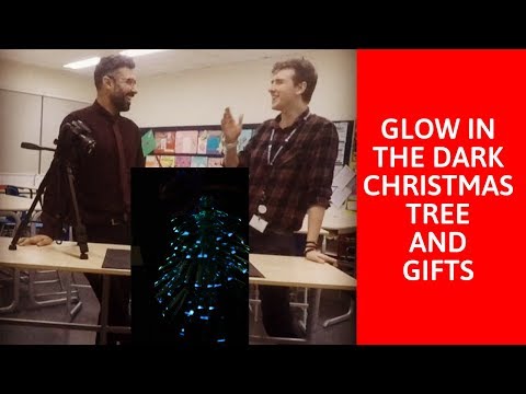 Christmas special. Glow in the dark tree, decoration and gifts