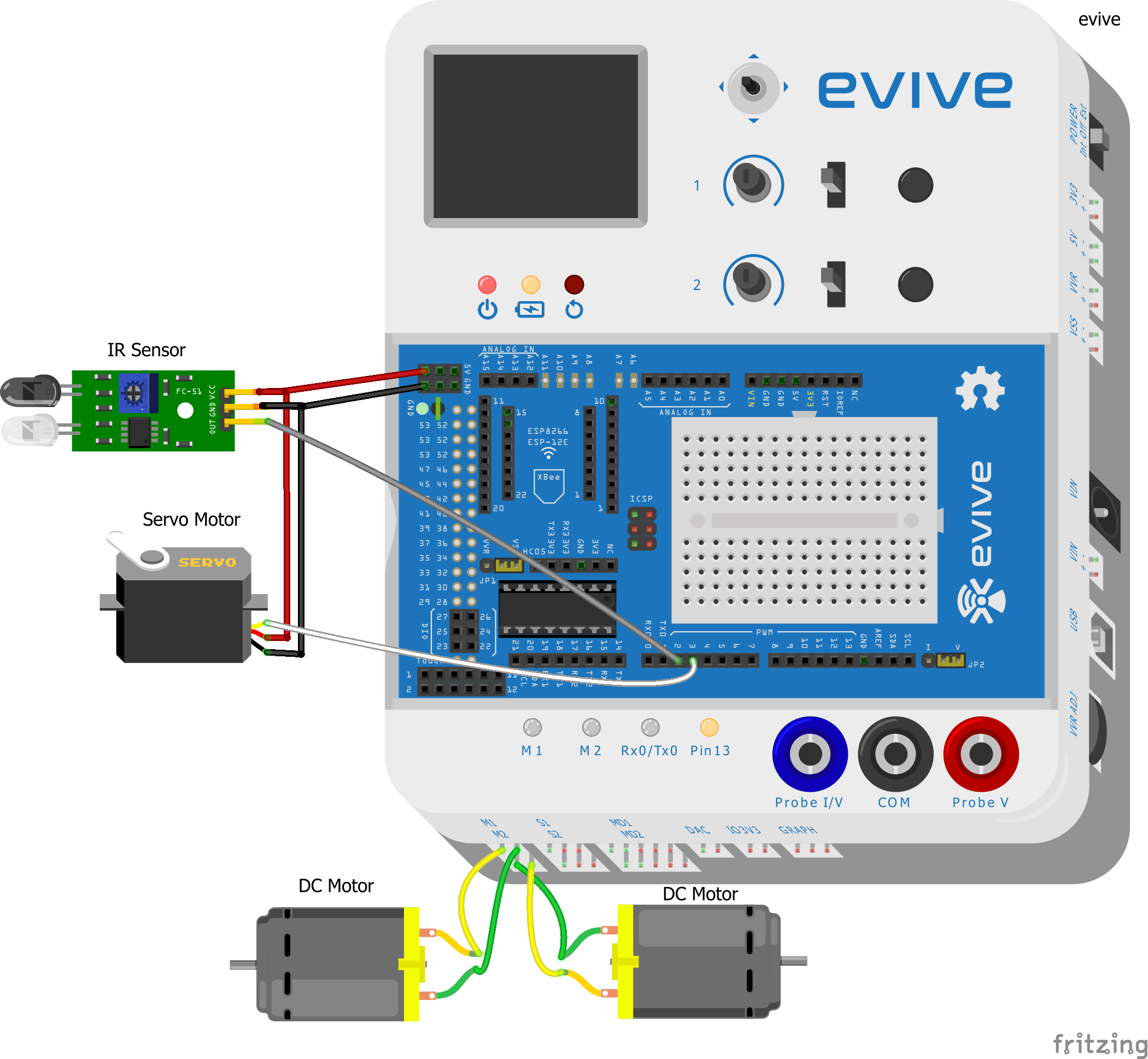 Cicuit Disgram for Voice Controlled Home Automation.png