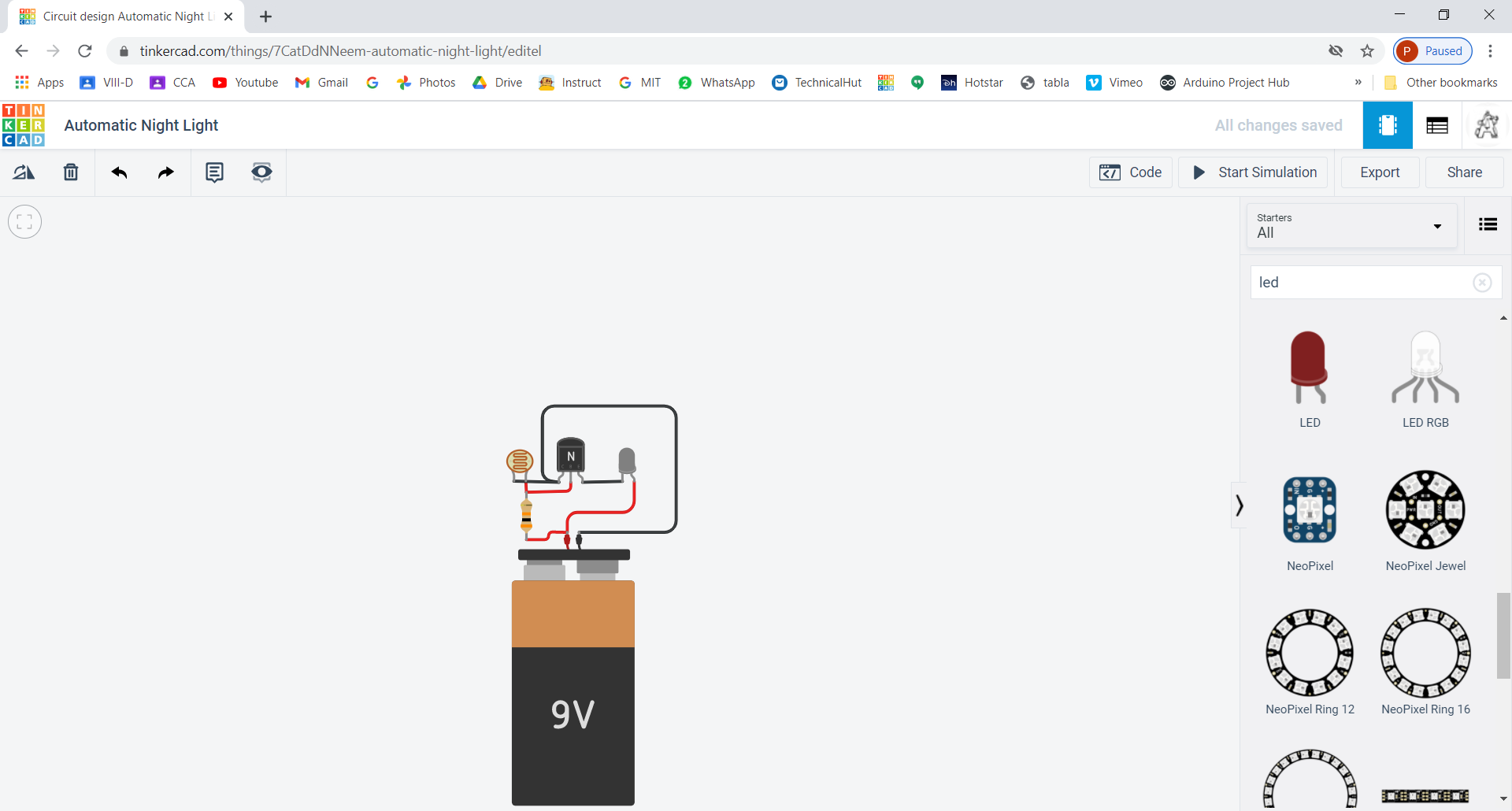 Circuit design Automatic Night Light _ Tinkercad - Google Chrome 15-01-2021 18_53_20.png