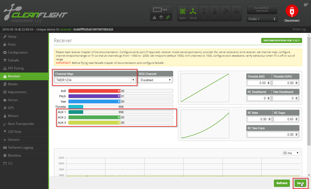 Cleanflight - Configurator -Receiver.png