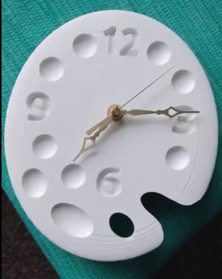 Clock assembled before paint.JPG