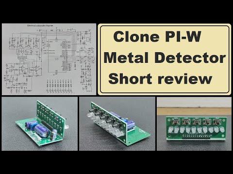 Clone PI-W Atmega8 (Arduino) Metal Detector short Review
