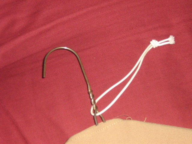 Clothespin Hanger - Tying Elastic.JPG