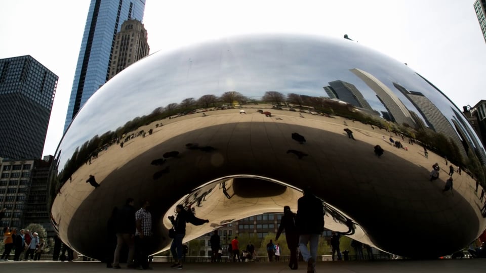 Cloud Gate Motion Time Lapse