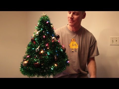 Coat Hanger Christmas Tree With The Kids