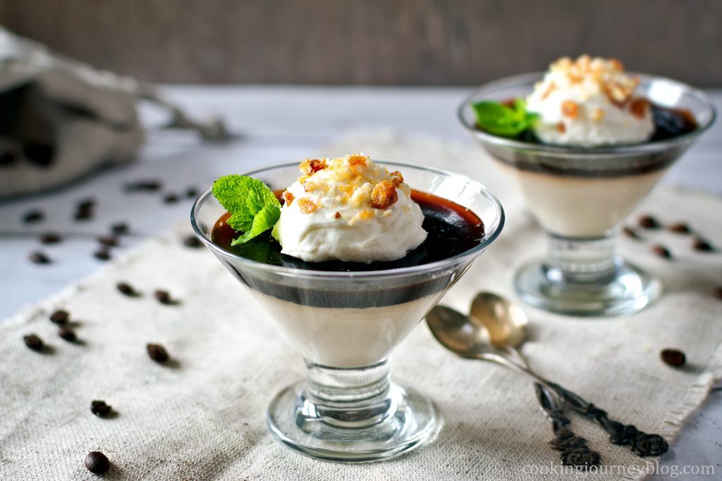 Coffee Panna Cotta witohut gelatin - Coffee desserts.jpg