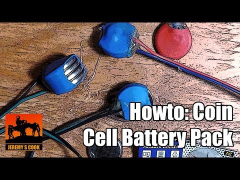 Coin Cell Battery Pack Howto