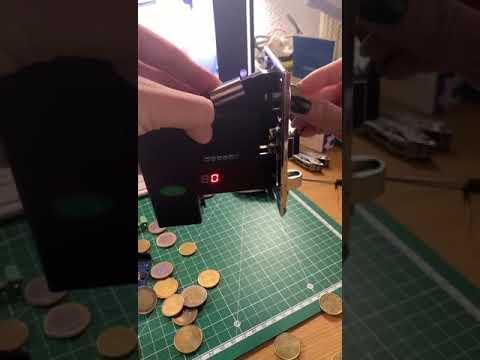 Coin acceptor test