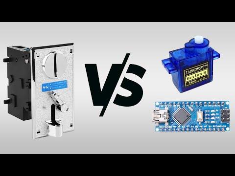 Coin acceptor vs Servo