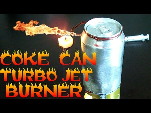 Coke Can Turbo Jet Burner 2500&amp;deg;F