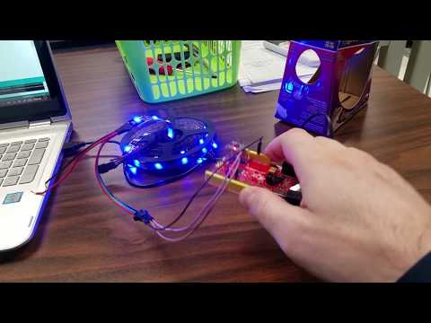 Color Sphere Testing --- 3 Axis ADXL335 and NeoPixel Strip