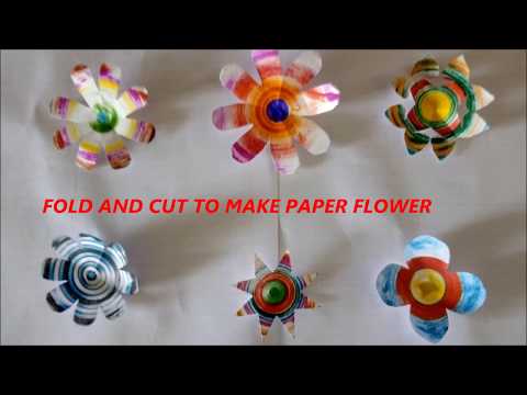 Color full paper flower machine