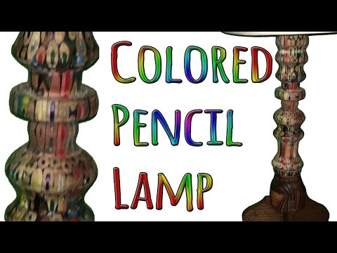 Colored Pencil Lamp