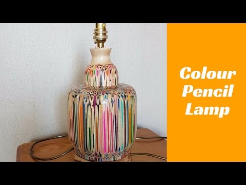 Colour pencil lamp