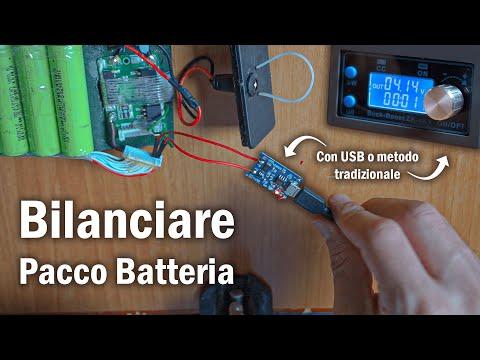 Come BILANCIARE le CELLE di un PACCO BATTERIA con la USB o con il METODO TRADIZIONALE - TP4056