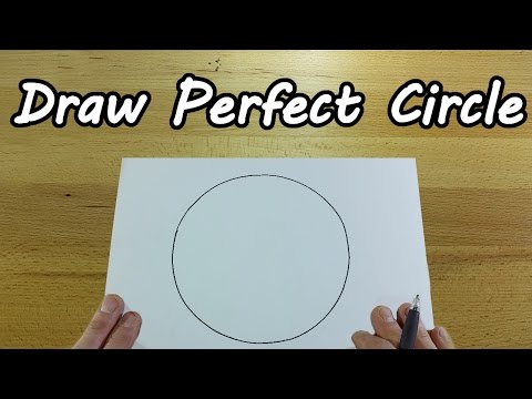 Comment dessiner un cercle parfait - Dessiner un rond parfait - How to Draw a Perfect Circle