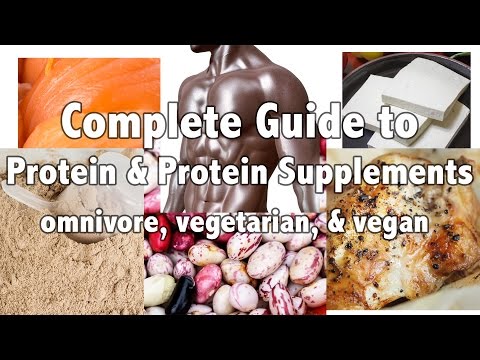 Complete Guide to Protein and Protein Supplements (Omnivore, Vegetarian, &amp;amp; Vegan)