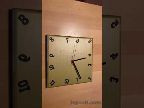 Confusing clock time lapse