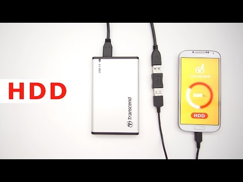 Connect Hard Drive to Android Smartphone