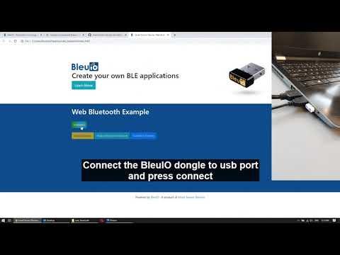 Connect to Bluetooth device using Google Chrome with BleuIO