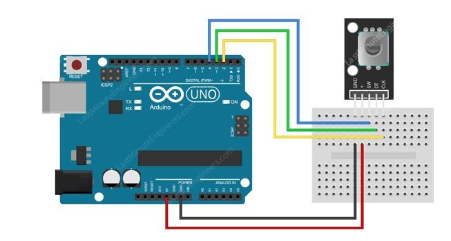 Connecting The Rotary Encoder To The Arduino.jpg