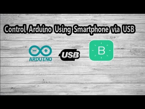 Control Arduino Using Smartphone via USB with Blynk App