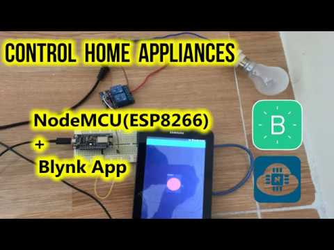 Control Home Appliances from Smartphone Using NodeMCU and Blynk App