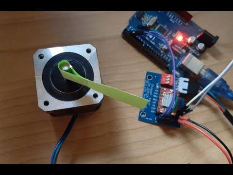 Control Stepper Motor Nema17 - How to Use Custom Code in Visuino PRO