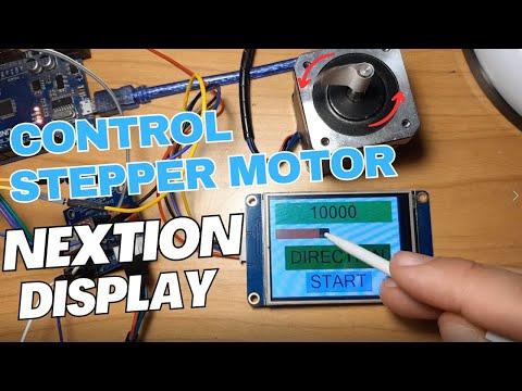 Control Stepper Motor Using a NEXTION Display and Arduino