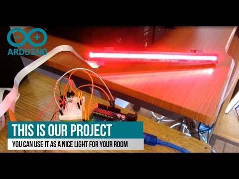 Control scanner light with arduino