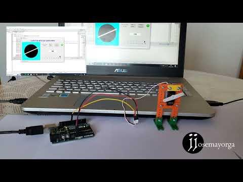 Controlando un servo con aplicaci&oacute;n Java // Controlling a servo with a Java app