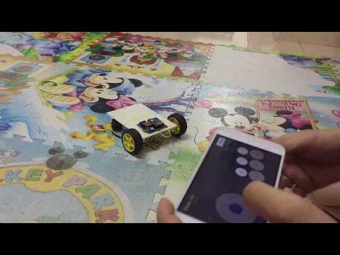 Controlling Arduino RC Car using Duino Joy Android App