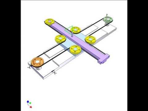 Controlling two linear motions of an object 1b