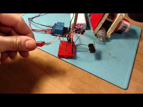 Controllo motore DC con due rel&amp;eacute; - DC motor control with two relay